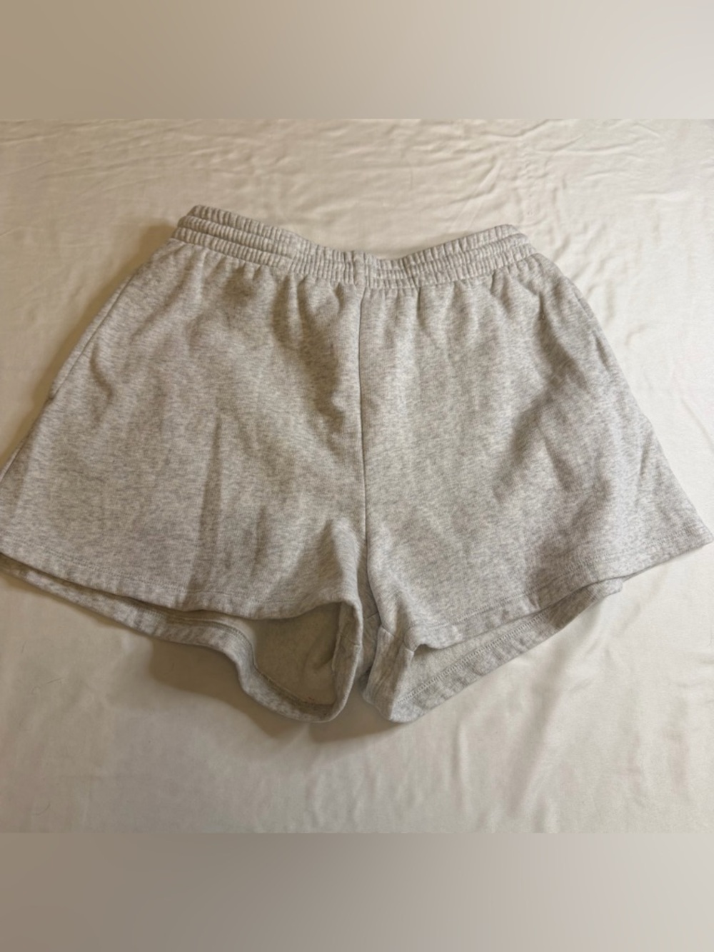 PINK Victoria’s Secret Shorts Womens Large Gray Logo Lounge Sweat Shorts‎